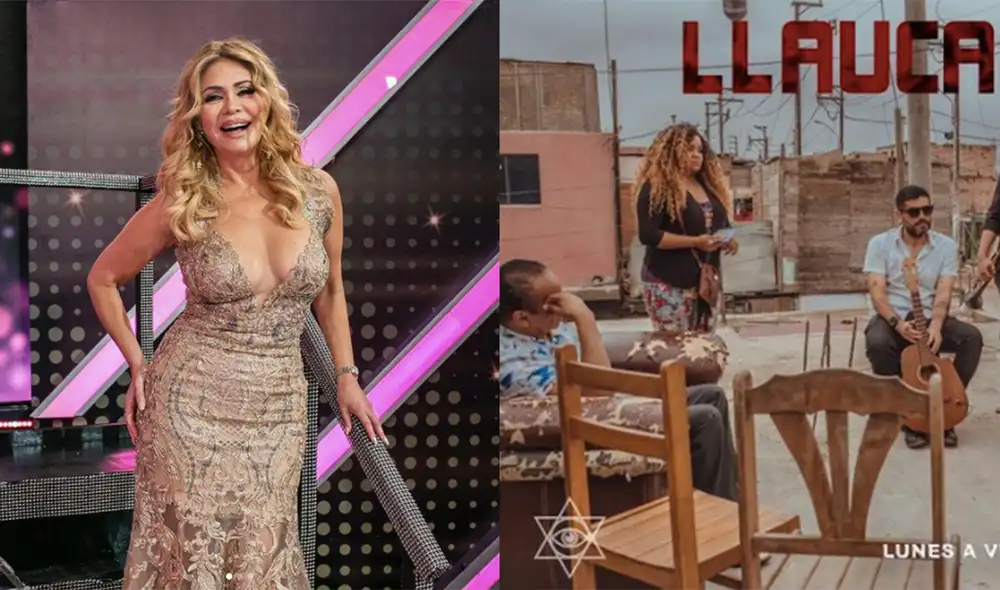 La conductora de televisión agradeció por los calurosos mensajes que está recibiendo Llauca. Foto: composición captura Instagram Gisela Valcárcel/ captura Instagram Llauca.