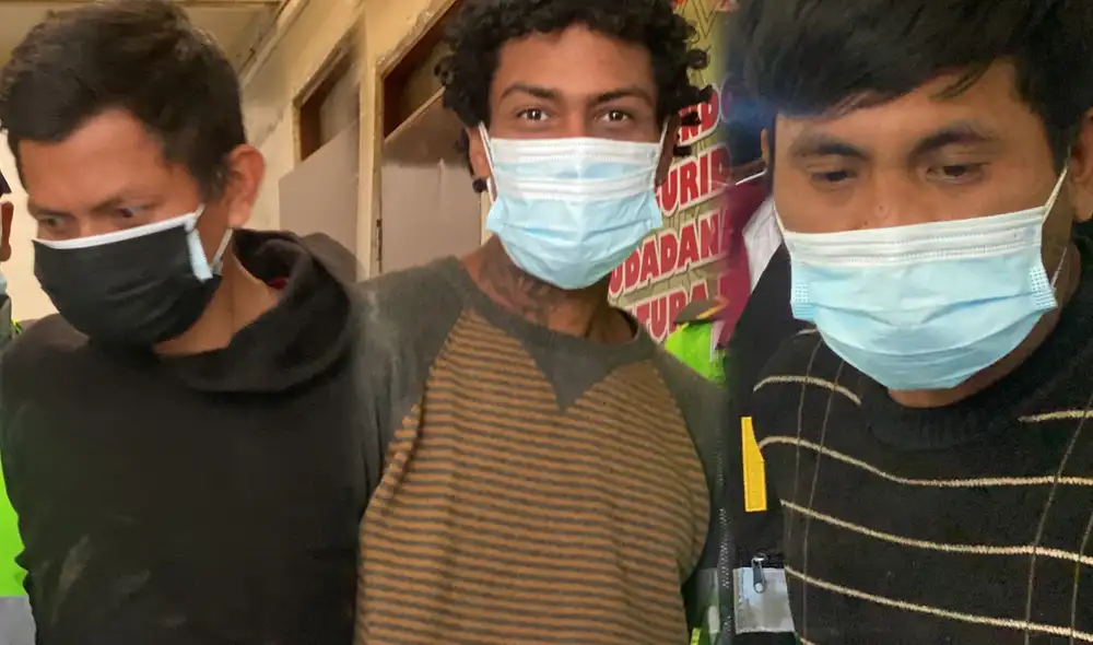 Los hampones responden a los nombres de Jorge Vázquez Macullama, Jesús Flores Flores y Sabin Vigués Sarmiento. Fotos: Raúl Egusquiza/URPI-LR