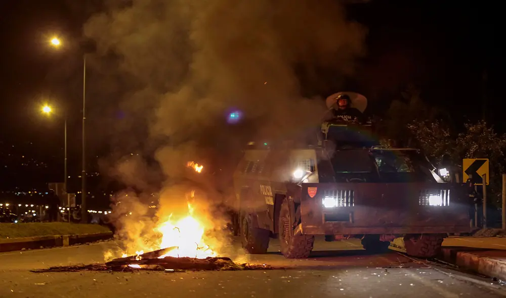 Ecuador vivió dos intensas jornadas de movilizaciones contra el plan económico de Lasso. Foto: EFE