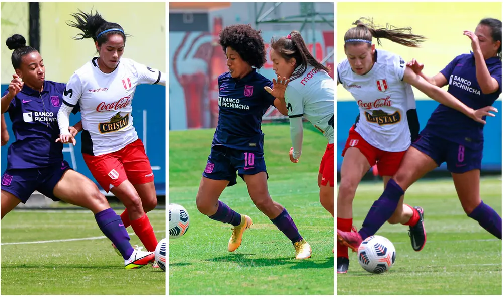 Las blanquiazules son las campeonas del torneo femenino nacional 2021. Foto: composición/ Alianza Lima femenino/ selección peruana Las blanquiazules son las campeonas del torneo femenino nacional 2021. Foto: composición/ Alianza Lima femenino/ selección peruana