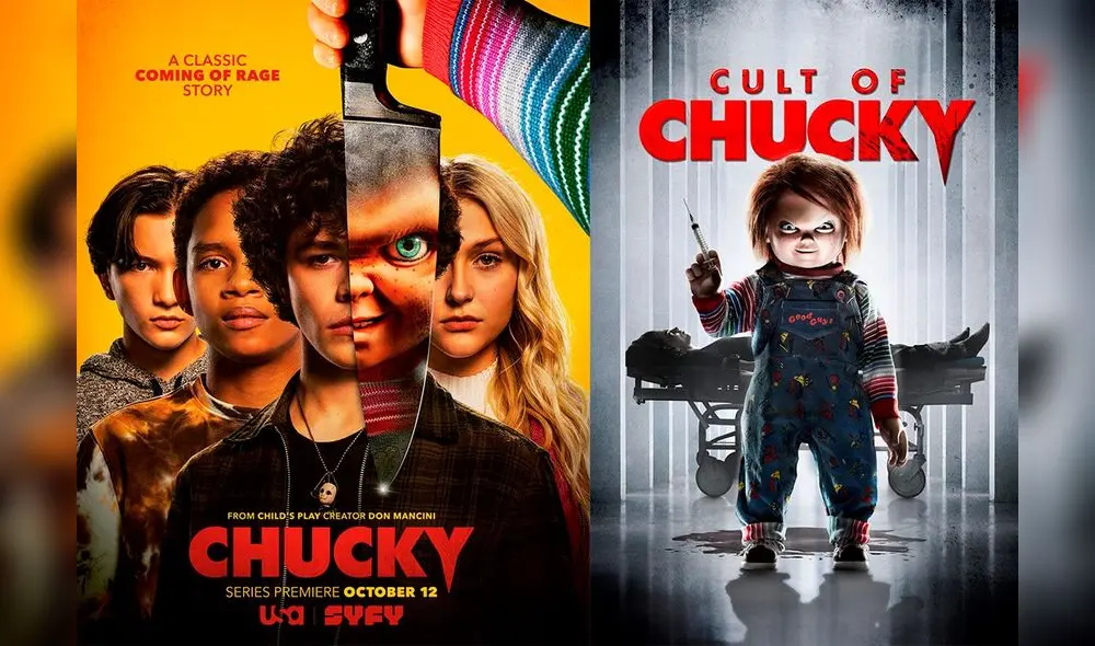 Chucky, la serie continúa las películas de la saga de Child's play. Foto: composición/SYFY/Universal Pictures/La República