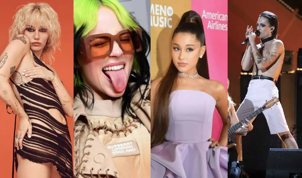 Estas son algunas opciones de disfraces inspirados en artistas para Halloween 2021. Foto: Composición.