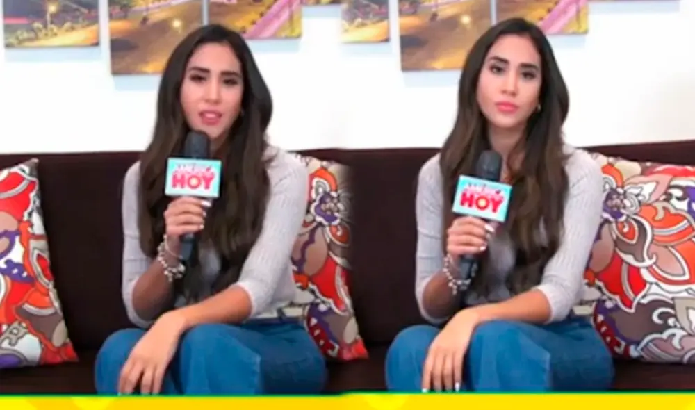 Melissa Paredes se volvió a pronunciar sobre su separación con Rodrigo Cuba. Foto: capturas América TV