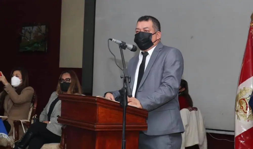 Darwin Espinoza de Acción Popular representa a la región de Áncash en el Congreso de la República. Foto: Facebook de Espinoza