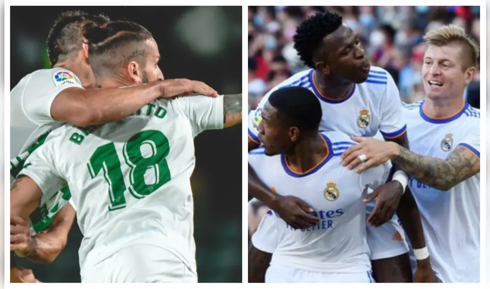 Real Madrid vs. Elche se miden este sábado 30 por LaLiga Santander. Foto composición: Twitter/EFE Real Madrid vs. Elche se miden este sábado 30 por LaLiga Santander. Foto composición: Twitter/EFE
