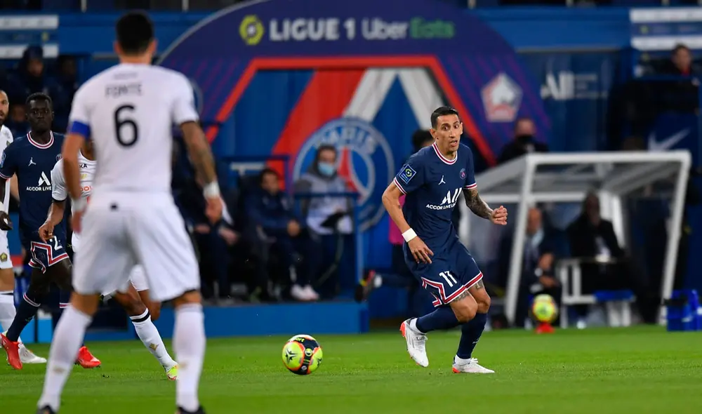 PSG vs. Lille: el cuadro visitante abrió el marcador a los 31 minutos. Foto: PSG