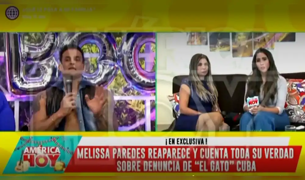 Christian Domínguez cree que Mía, hija de Rodrigo Cuba y Melissa Paredes, debe mantenerse al lado de su madre. Foto: captura América hoy