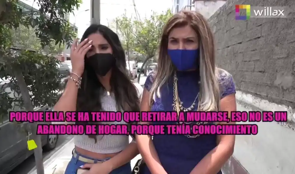 “¿Qué harían todas las mujeres de este país si pretenden quitarle a su hija?”, dijo Patricia Simons abogada de Melissa Paredes. Foto: Amor y Fuego Captura.