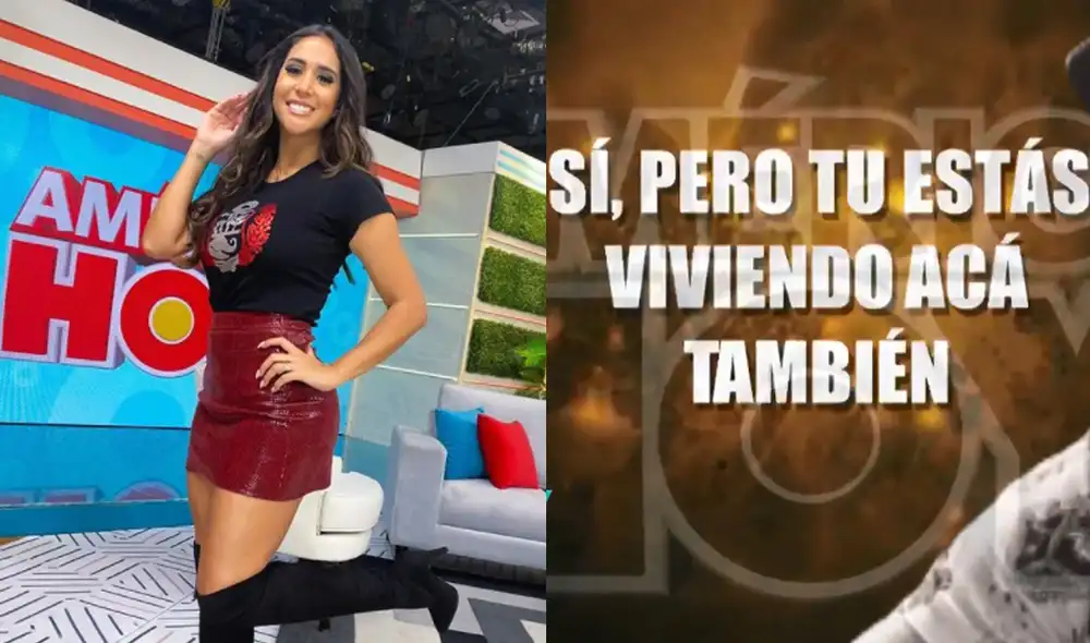 La modelo no se quedó callada y contó toda su verdad en América hoy. Foto: composición/captura de América TV/Melissa Paredes/Instagram La modelo no se quedó callada y contó toda su verdad en América hoy. Foto: composición/captura de América TV/Melissa Paredes/Instagram