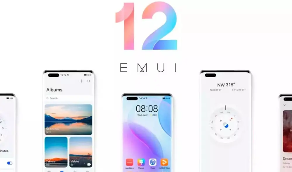 EMUI 12 llegará a móviles Huawei en 2022. Foto: Huawei