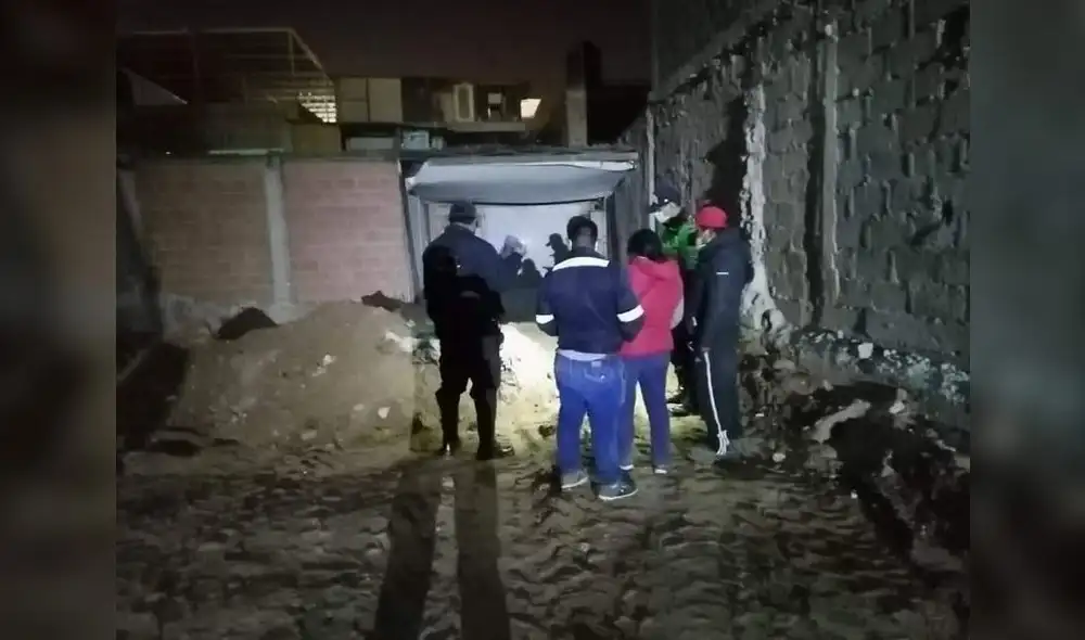 Familia reportó el hallazgo a las autoridades, quienes llegaron a la Cooperativa Jorge Basadre, en la avenida Intiorko. Foto: PNP