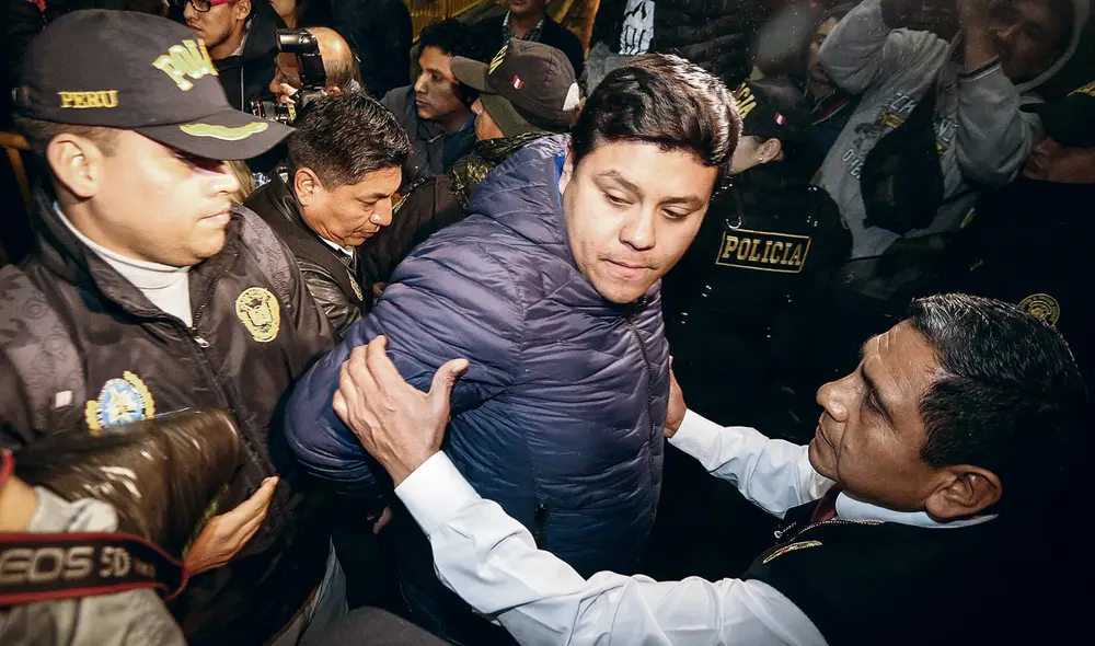 Asistente. Gianfranco Paredes ha revelado cómo operaba la red al interior de la Corte Superior del Callao. Foto: difusión
