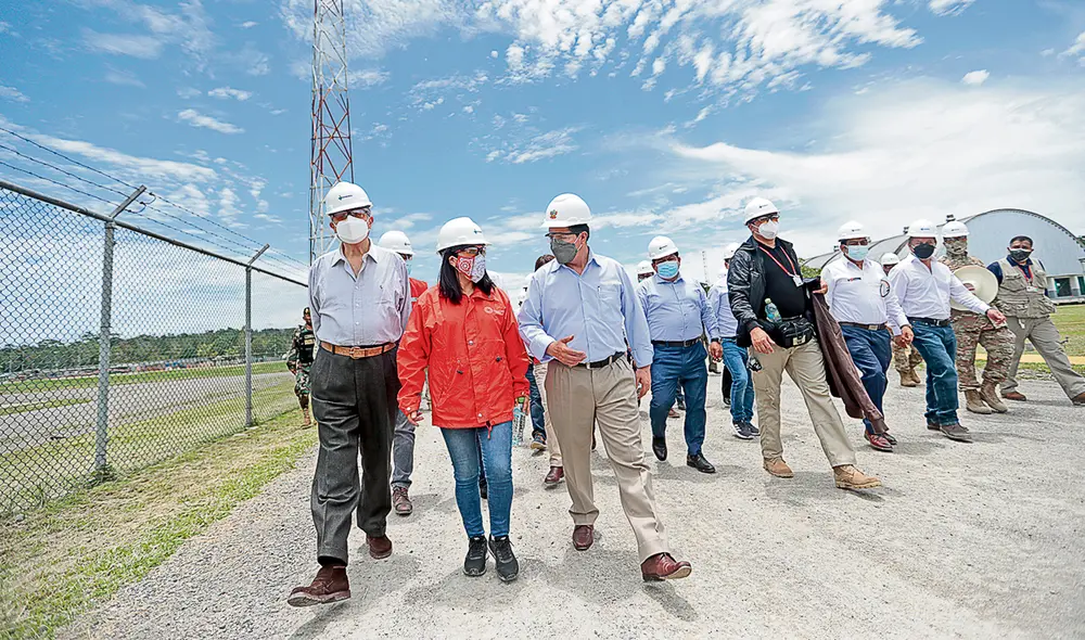 Camino a la renegociación. Delegación del Ejecutivo encabezada por el mandatario recibió información del proyecto Camisea que opera Pluspetrol. Foto: difusión