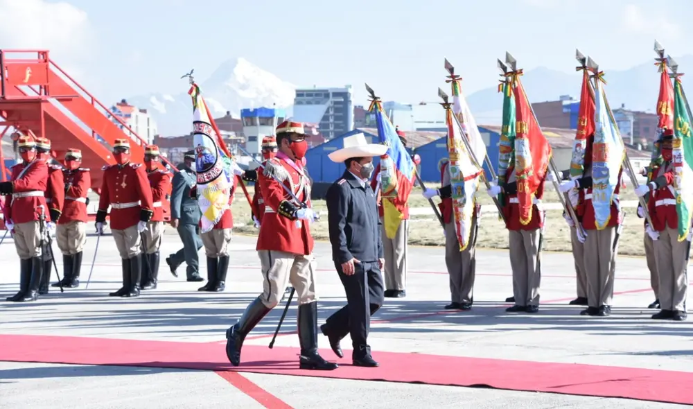 Pedro Castillo mantendrá un encuentro privado con el presidente de Bolivia, Luis Arce Catacora. Foto: captura de Twitter