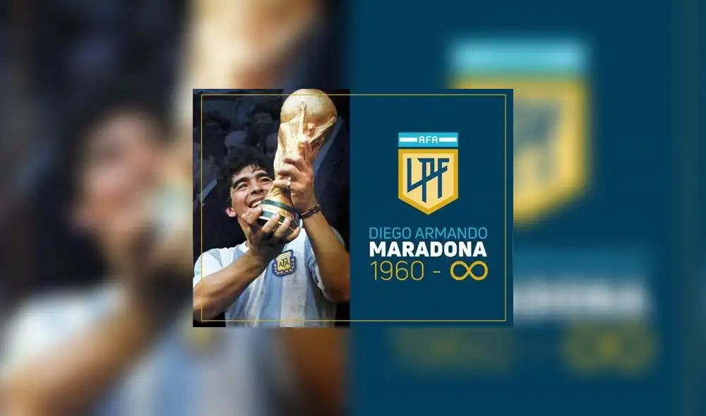 Diego Armando Maradona recibirá homenaje en todos los partidos de la liga argentina por su cumpleaños. Foto: LigaAFA Diego Armando Maradona recibirá homenaje en todos los partidos de la liga argentina por su cumpleaños. Foto: LigaAFA