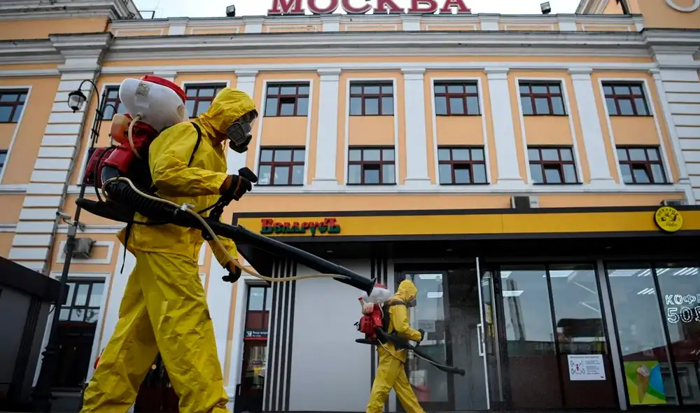 Todas las regiones de Rusia han impuesto algunas restricciones contra el coronavirus. Foto: AFP Todas las regiones de Rusia han impuesto algunas restricciones contra el coronavirus. Foto: AFP