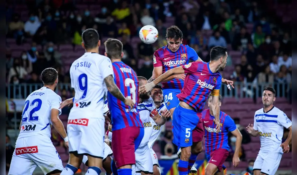 Depay y Rioja marcaron los únicos tantos del partido al inicio del segundo tiempo. Foto: FC Barcelona Depay y Rioja marcaron los únicos tantos del partido al inicio del segundo tiempo. Foto: FC Barcelona