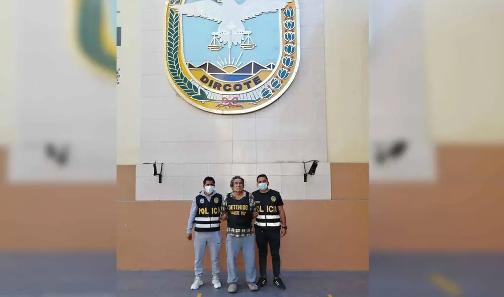 Luego de su captura, el hombre fue trasladado a la Dirección Contra el Terrorismo para las diligencias de ley. Foto: PNP