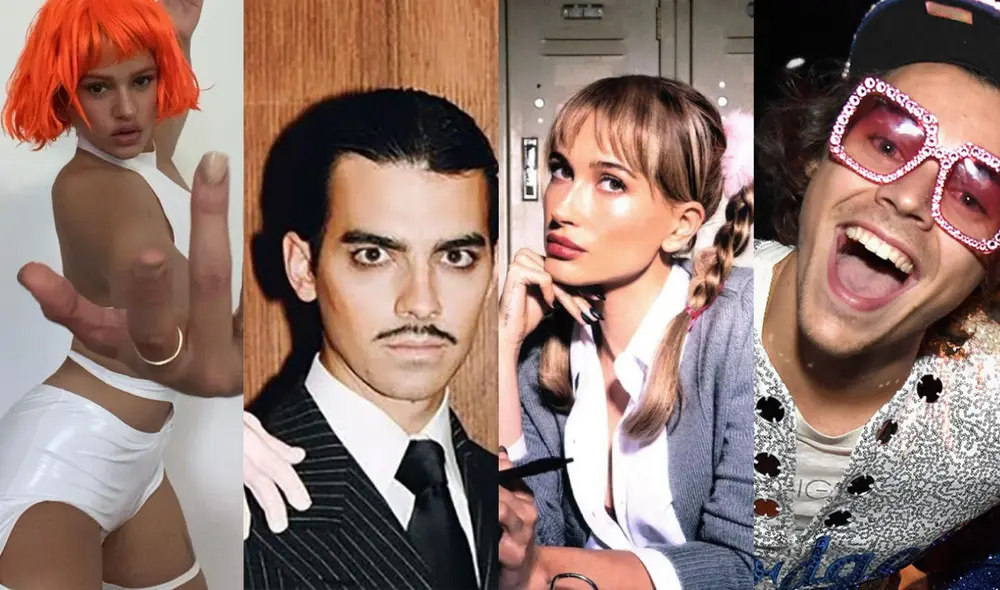 los famosos que se disfrazaron de otras celebridades para la noche de Brujas. Foto: Composición los famosos que se disfrazaron de otras celebridades para la noche de Brujas. Foto: Composición