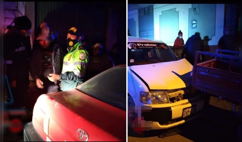 Los vehículos impactados quedaron con varios daños. Foto: Serenazgo de Ilave Los vehículos impactados quedaron con varios daños. Foto: Serenazgo de Ilave