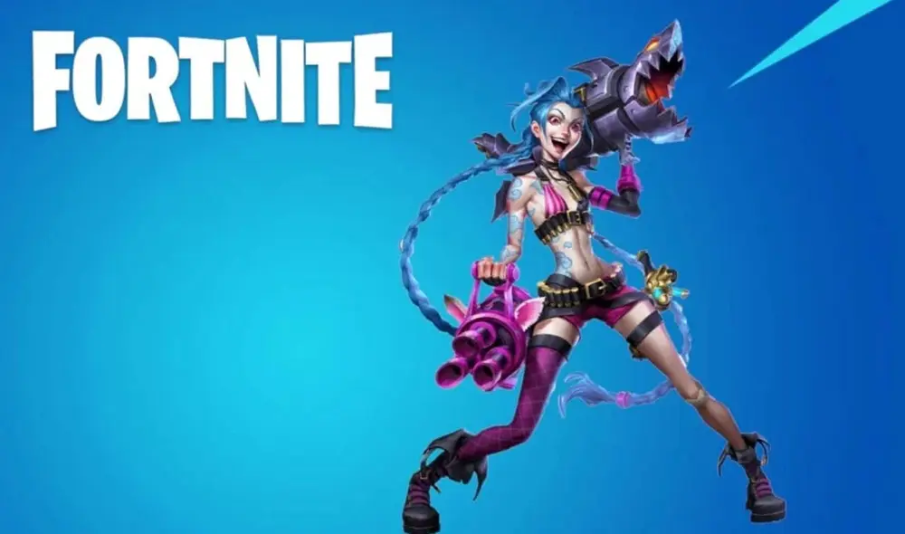 Jinx es una impulsiva y maniaca criminal de Zaun en League of Legends. Foto: Epic Games Jinx es una impulsiva y maniaca criminal de Zaun en League of Legends. Foto: Epic Games