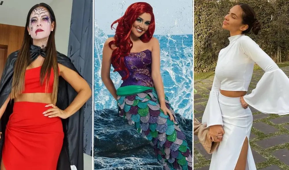 Famosos compartieron sus caracterizaciones en redes sociales. Foto: composición/ Instagram