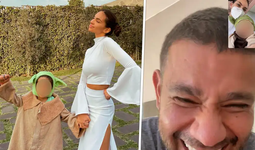 Natalie Vértiz y Yaco Eskenazi celebran Halloween familiar por videollamada. Foto: composición/ Instagram Natalie Vértiz y Yaco Eskenazi celebran Halloween familiar por videollamada. Foto: composición/ Instagram