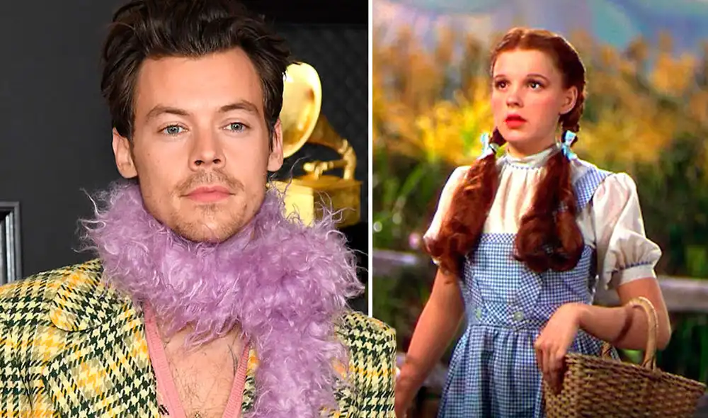 Harry Styles rindió homenaje al personaje que interpretó Judy Garland. Foto: Harry Styles / Instagram