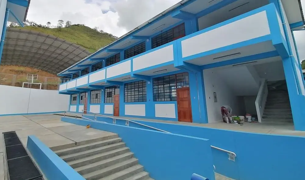 Finalmente, se está culminando su ejecución física de esta institución educativa. Foto: difusión