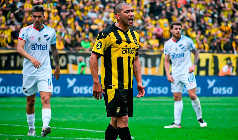 Peñarol y Nacional igualan 0-0 por el clásico uruguayo 2021. Foto: @CampeonatoAUF/Twitter