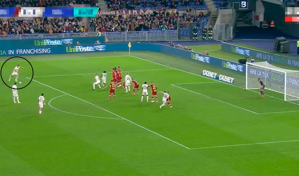 Zlatan Ibrahimovic marcó su gol 150 en el fútbol italiano. Foto: captura de ESPN