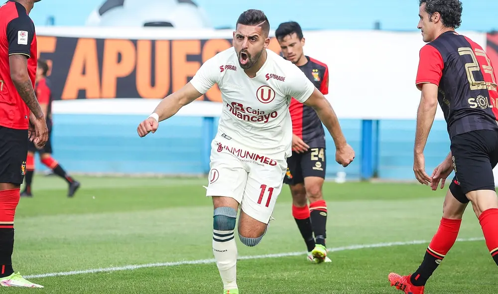 Luis Urruti marcó su quinto gol con la U en la temporada. Foto: Twitter @LigaFuProf