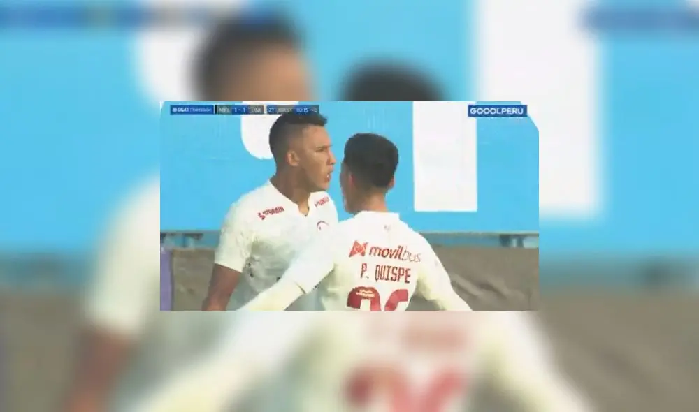 Universitario vs. Melgar: Alex Valera anotó al último minuto del partido en el Estadio Alberto Gallardo. Foto: Captura GolPerú Universitario vs. Melgar: Alex Valera anotó al último minuto del partido en el Estadio Alberto Gallardo. Foto: Captura GolPerú