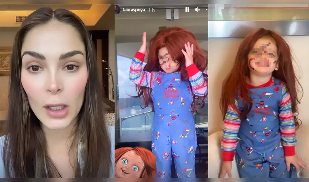 Laura Spoya hizo partícipe a su hija Emilia de la festividad internacional Halloween. Foto: Laura Spoya/Instagram Laura Spoya hizo partícipe a su hija Emilia de la festividad internacional Halloween. Foto: Laura Spoya/Instagram