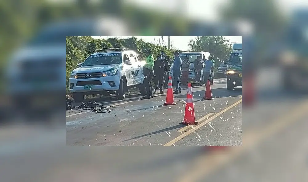 Accidente se registró en el kilómetro 21.5 de la carrerea de penetración a la sierra liberteña. Foto: Enfoque Ciudadano Accidente se registró en el kilómetro 21.5 de la carrerea de penetración a la sierra liberteña. Foto: Enfoque Ciudadano