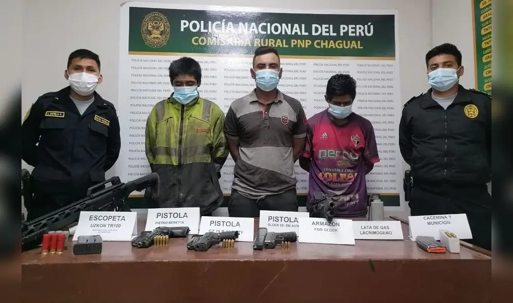 Fueron encontrados en un socavón administrado por la compañía minera La Poderosa. Foto: PNP Fueron encontrados en un socavón administrado por la compañía minera La Poderosa. Foto: PNP