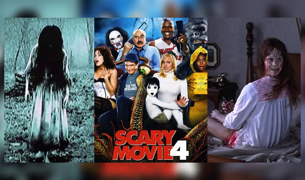 La saga de Scary movie se encarga de parodiar las películas de terror. Foto: composición/difusión