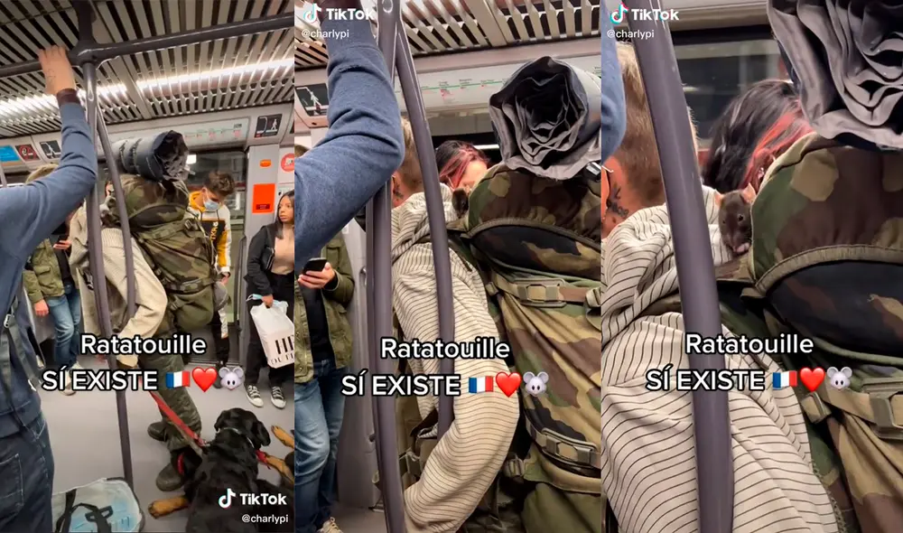 El sujeto causó sensación en las redes por la insólita escena que desarrolló. Foto: captura de TikTok