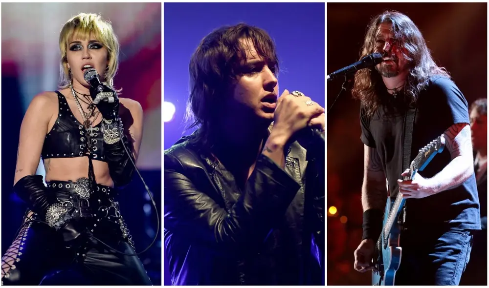 Miley Cyrus, The Strokes y Foo Fighters son los artistas estelares de este Lollapalooza Argentina 2022. Foto: composición LR/AFP Miley Cyrus, The Strokes y Foo Fighters son los artistas estelares de este Lollapalooza Argentina 2022. Foto: composición LR/AFP