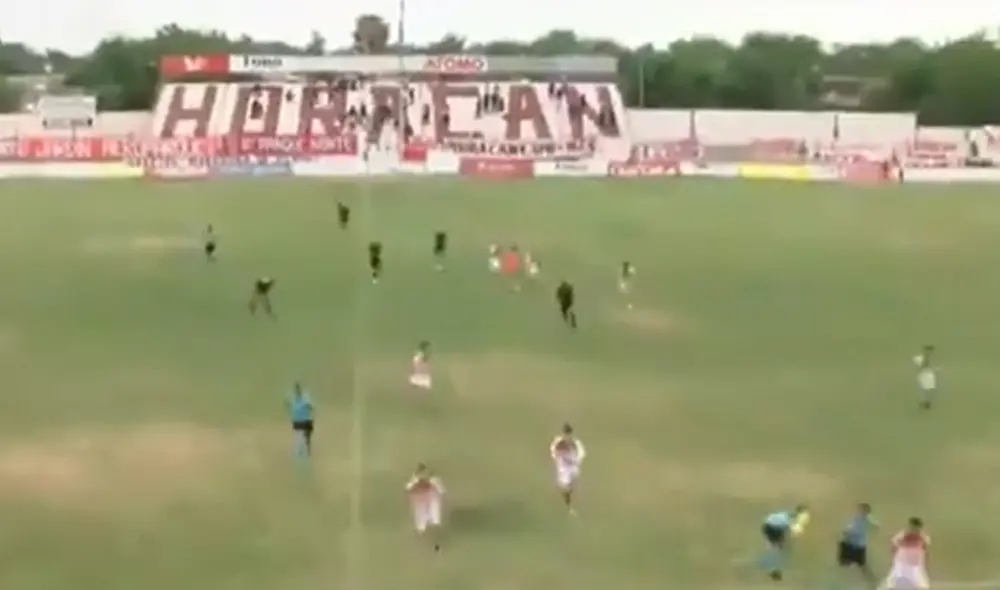 El partido entre Huracán y Ferro se suspendió. Foto: captura de pantalla SportsCenter