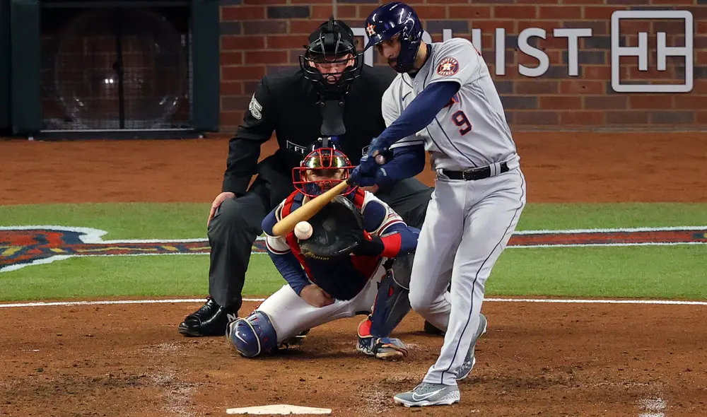 Houston Astros vencieron 9-5 a Atlanta Braves. Foto: MLB Houston Astros vencieron 9-5 a Atlanta Braves. Foto: MLB