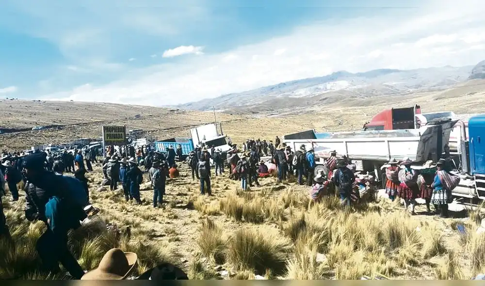 Protestas. Bloqueo del corredor minero contra MMG Las Bambas es constante en la provincia cusqueña de Chumbivilcas