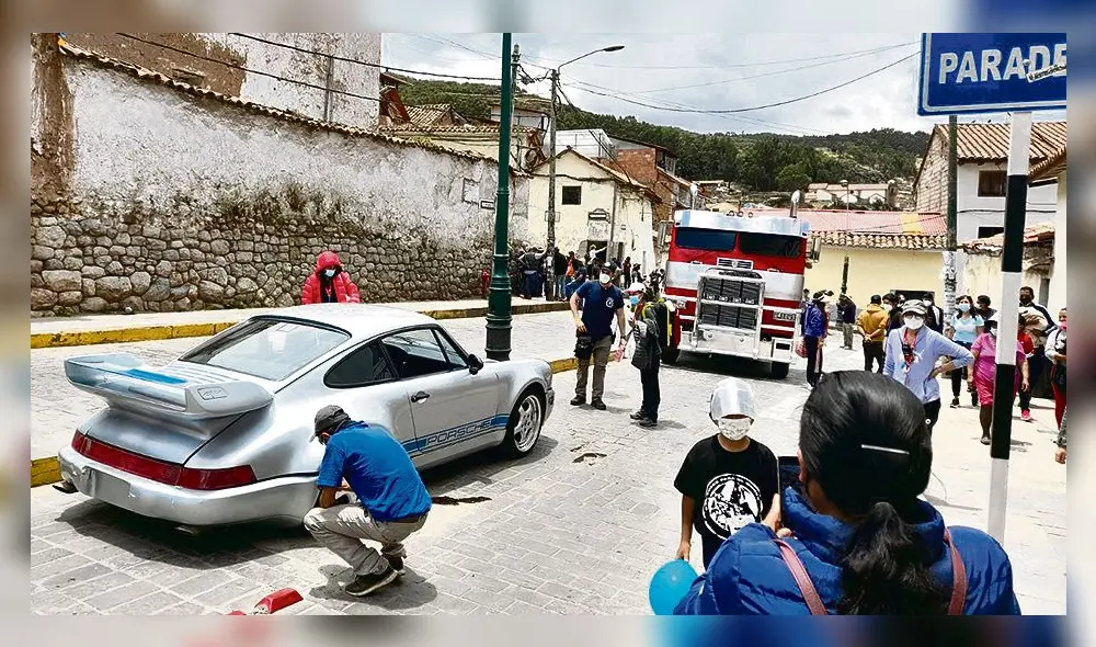Por grabaciones en Cusco. Por grabaciones en Cusco.