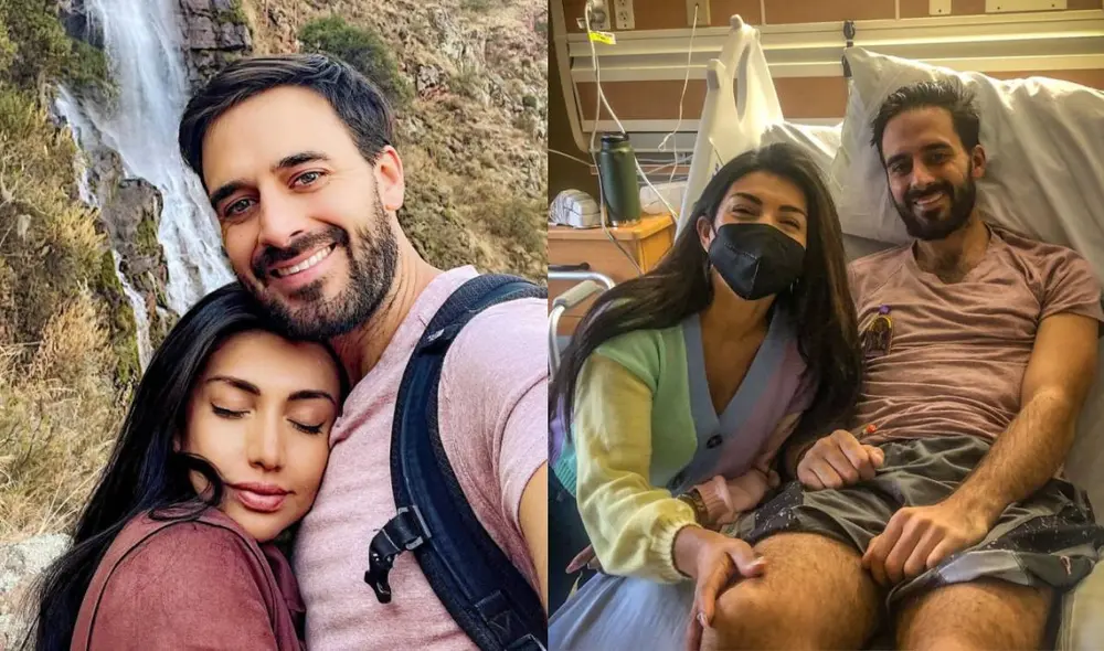 Diana Sánchez y su novio Dan Guido se muestran juntos tras conocerse que él padece de leucemia. Foto: composición/ Instagram