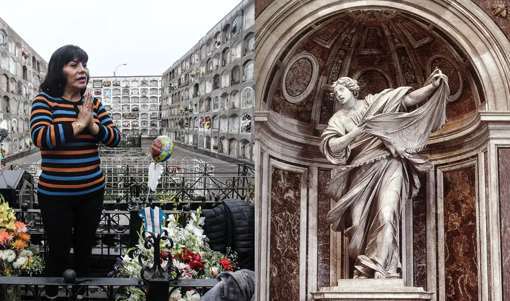 Muchos vistan a sus familiares difuntos y otros pueden asistir a venerar a los santos en las catedrales e iglesias. Foto: composición GLR / Vaticano