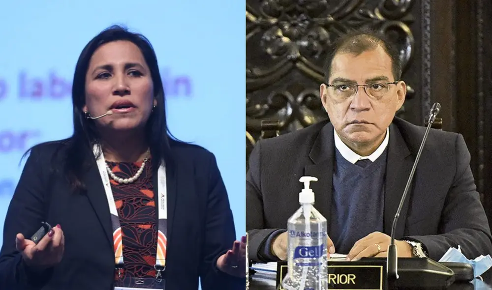 Flor Pablo se refirió a la fiesta que realizó el ministro del Interior a pesar de que días antes el Mininter había indicado que estaban prohibidas. Foto: Minedu/Presidencia