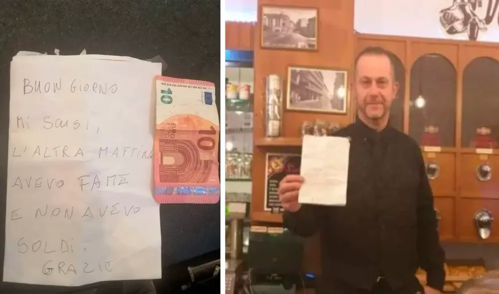 El propietario intentó buscarlo a través de las redes sociales para ofrecerle trabajo en su restaurante. Foto: captura de Facebook/Alibabar