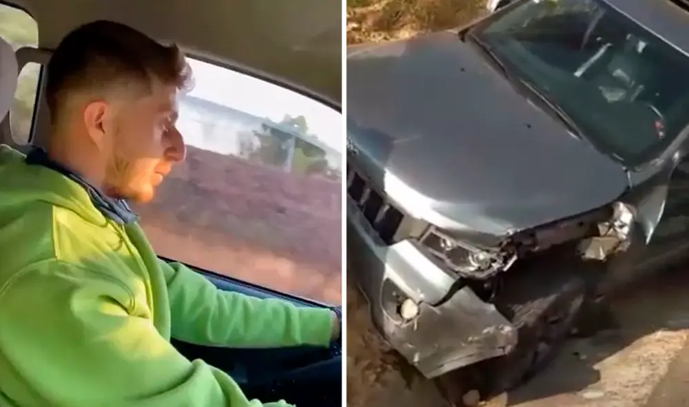 Octavio Ocaña falleció tras estrellar su vehículo contra un muro. Foto: composición/Instagram/Twitter
