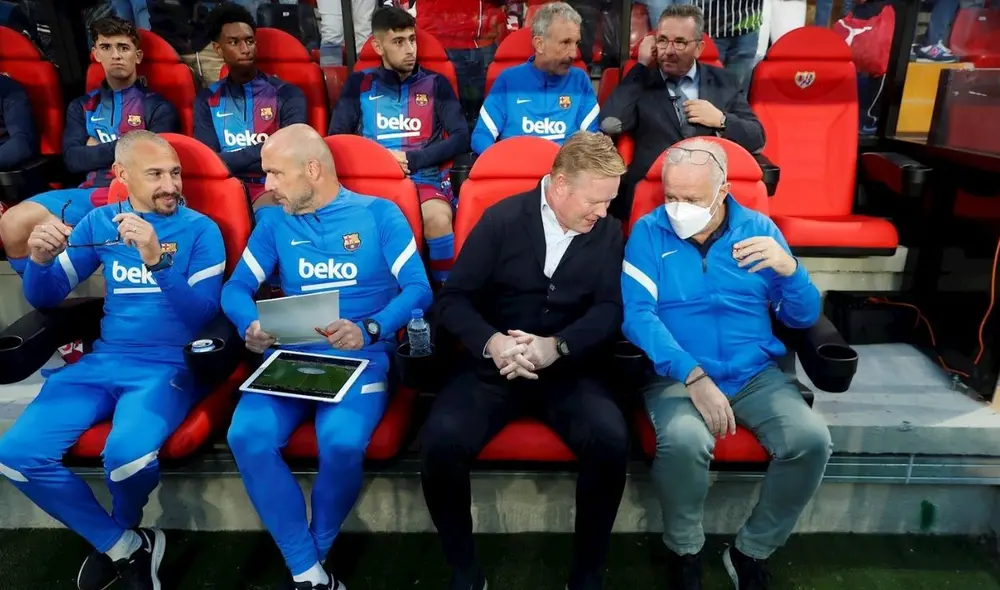 Ronald Koeman solo ganó un titulo con el FC Barcelona: la Copa del Rey. Foto: EFE.