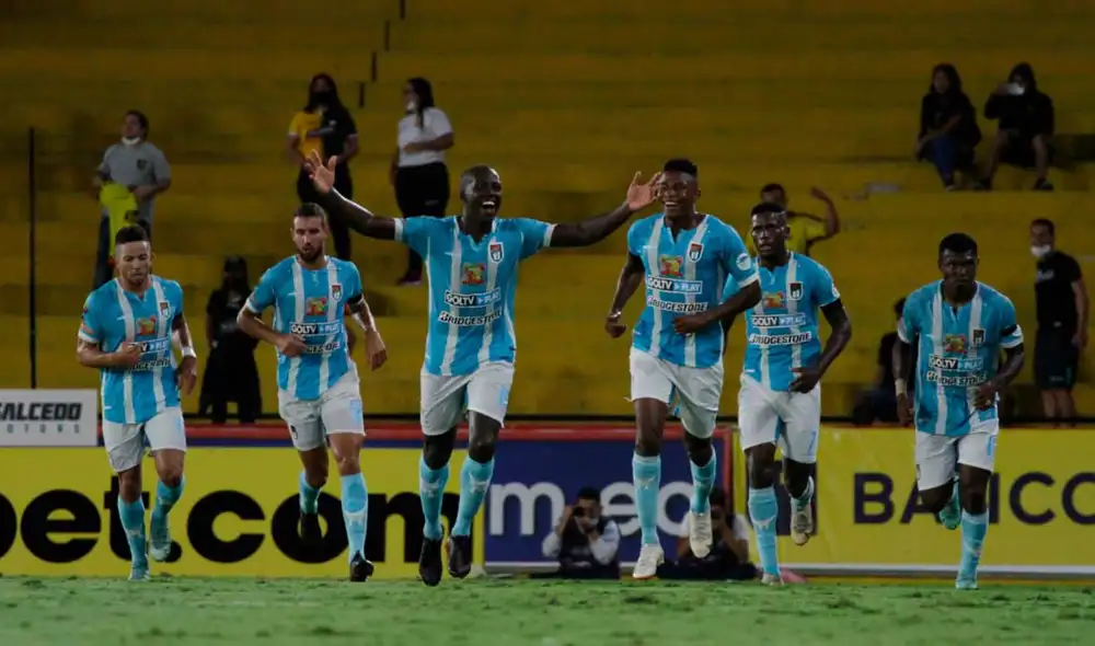 9 de octubre trepó al tercer lugar de la tabla con 24 puntos. Foto: Liga Pro 9 de octubre trepó al tercer lugar de la tabla con 24 puntos. Foto: Liga Pro